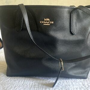 Coach city zip tote Black